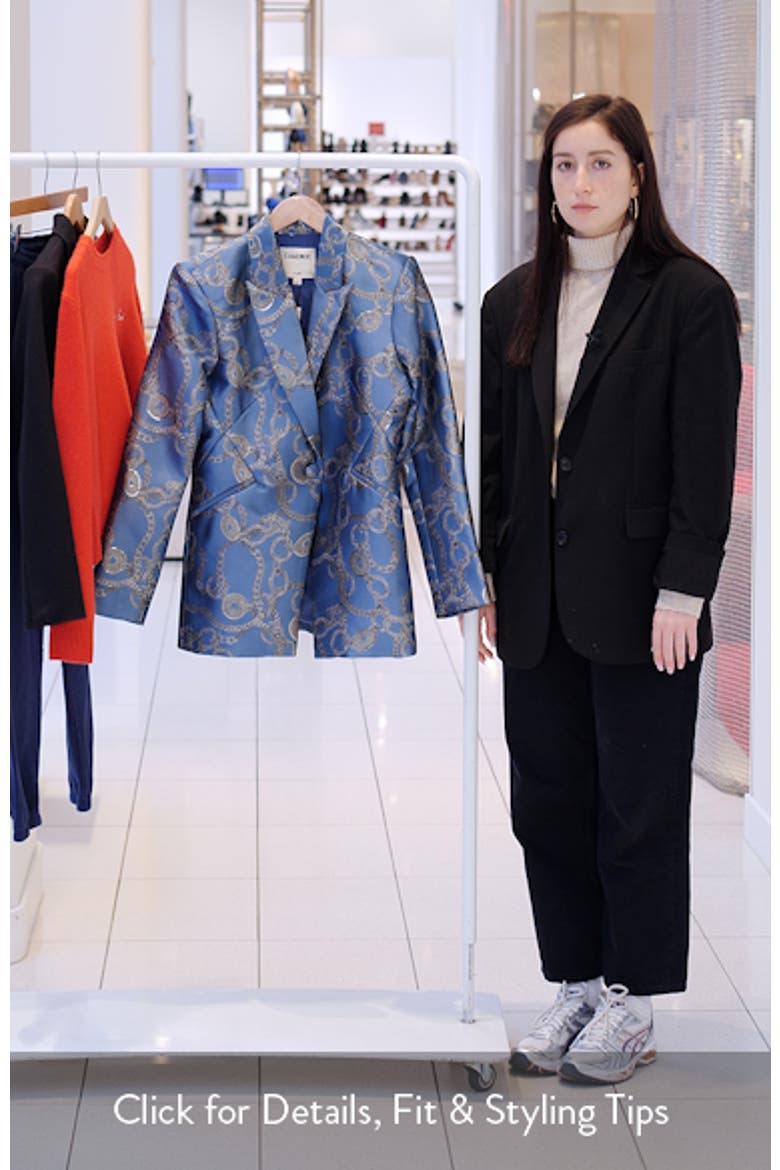 Sheila Structured Satin Blazer video