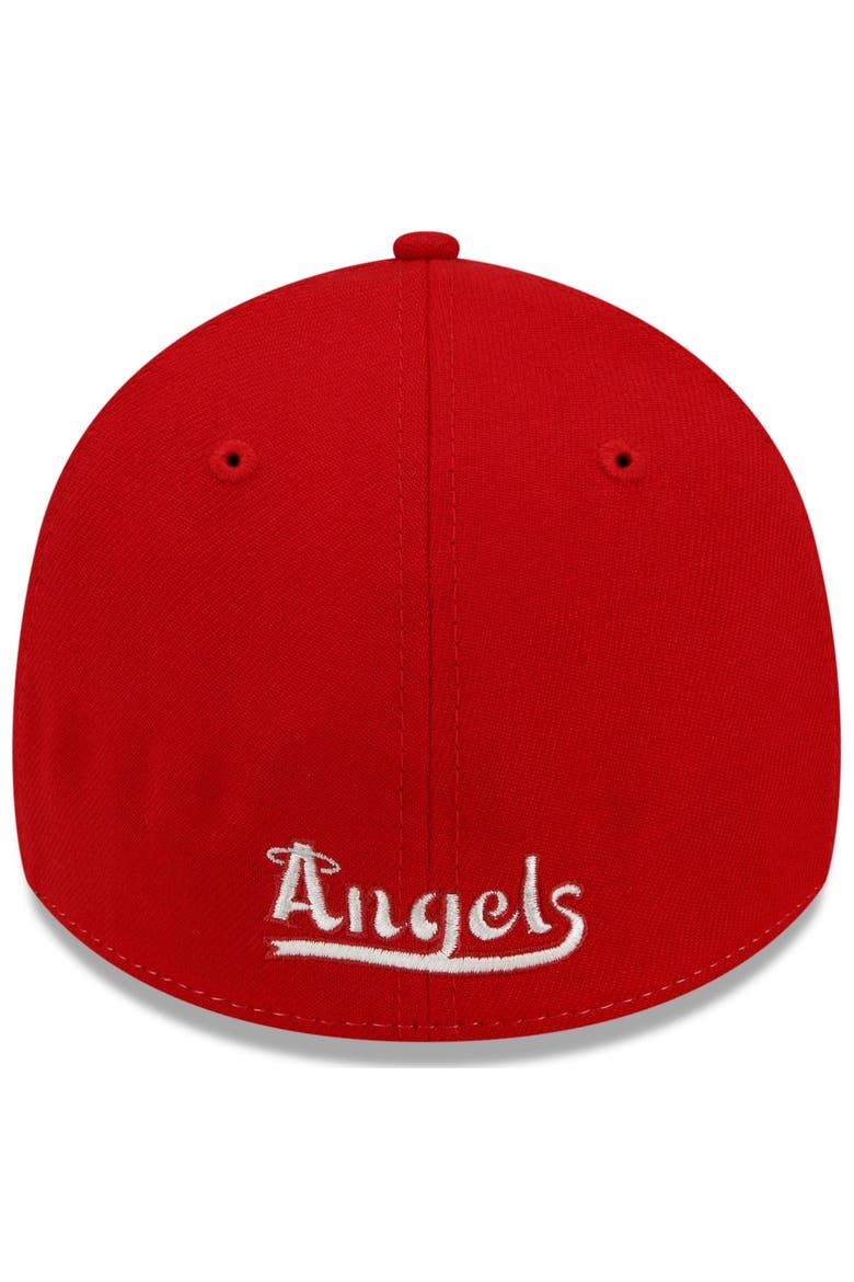 Men's New Era Red Los Angeles Angels 2022 City Connect 39THIRTY Flex Hat, Alternate, color, Red