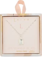 Leith Initial Pendant Necklace