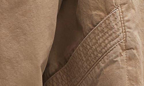 Shop Topshop Oversize Cotton Bomber Jacket In Stone