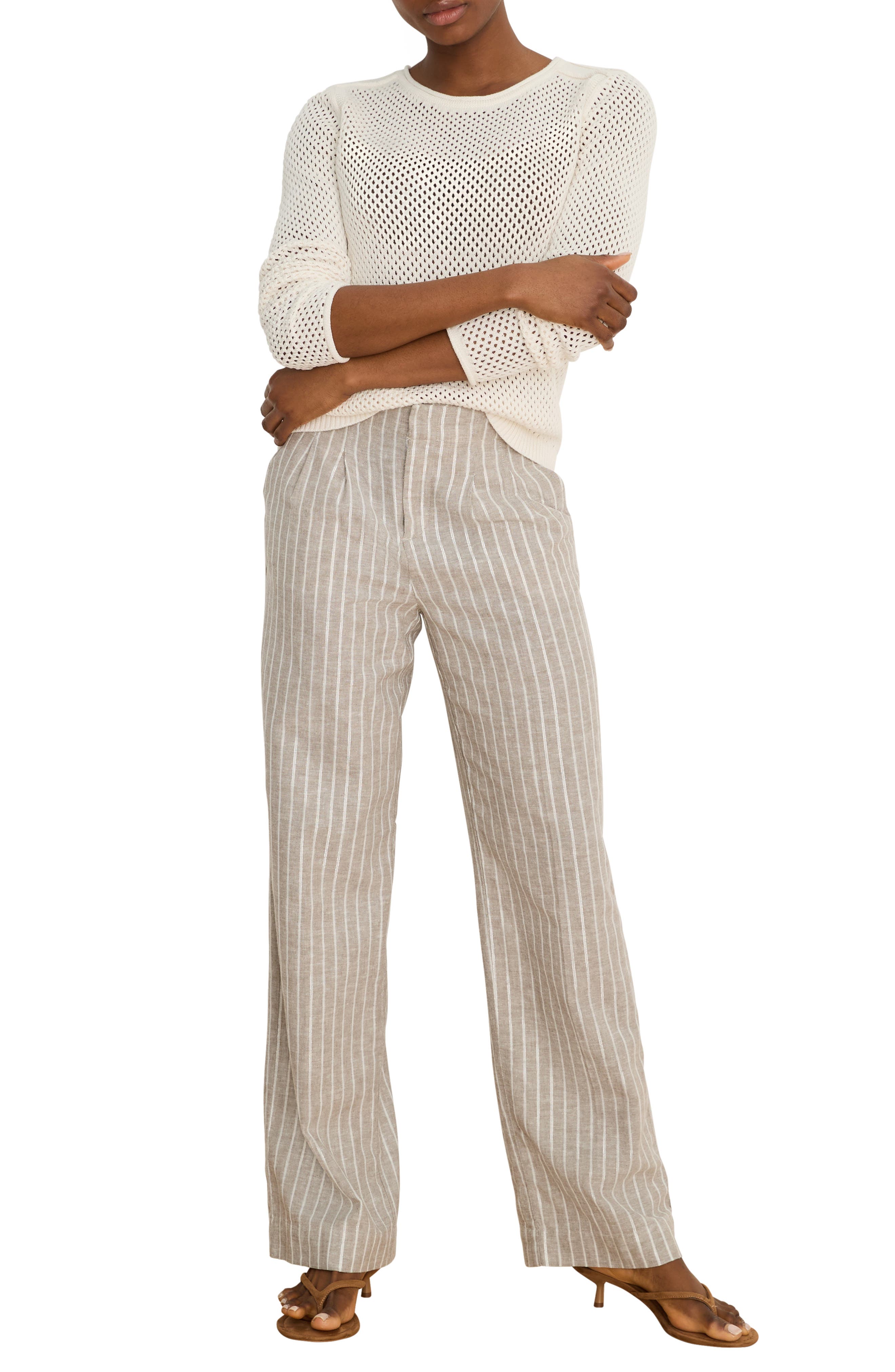 Breezeway Open Knit Cotton Blend Sweater - image 4