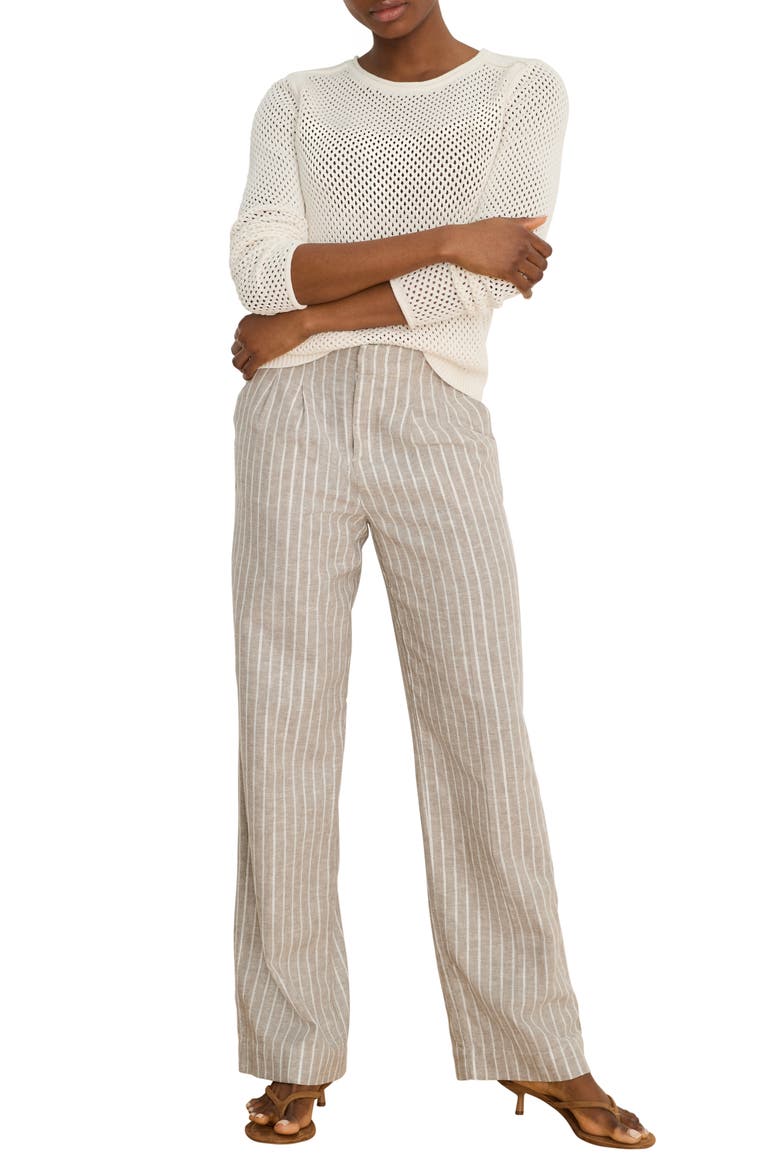 Breezeway Open Knit Cotton Blend Sweater, Alternate, color, CLASSIC CREAM