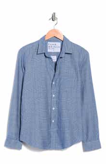 Frank & Eileen Barry Tailored Fit Glen Plaid Button-Up Shirt