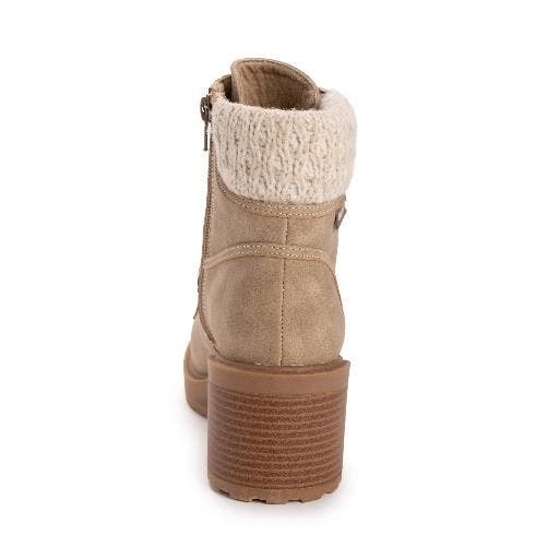 MUK LUKS Sky Solange Bootie, Alternate, color, Taupe