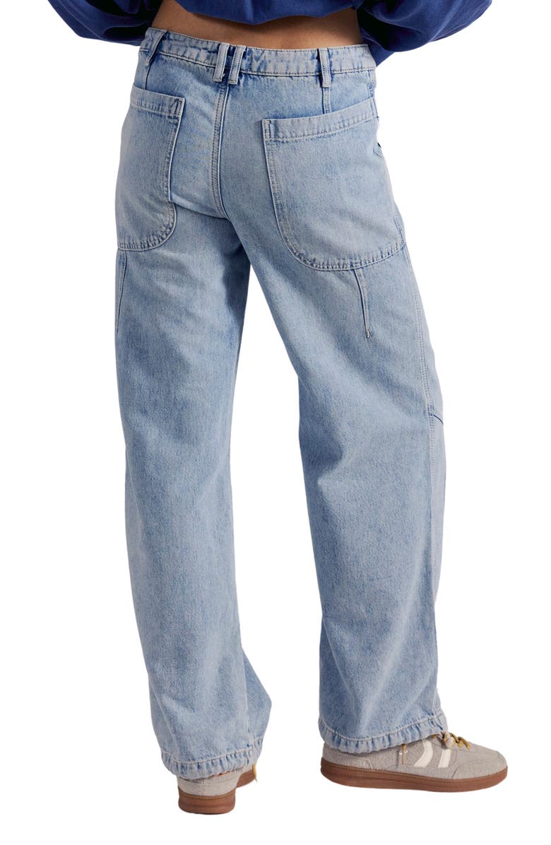 Free People Love Language Drawstring Jogger Jeans, Alternate, color, No Drama