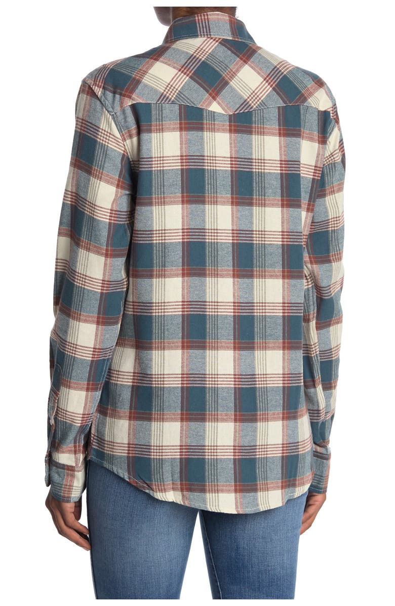 COASTAL Norwalk Brushed Cotton Flannel Shirt, Main, color,