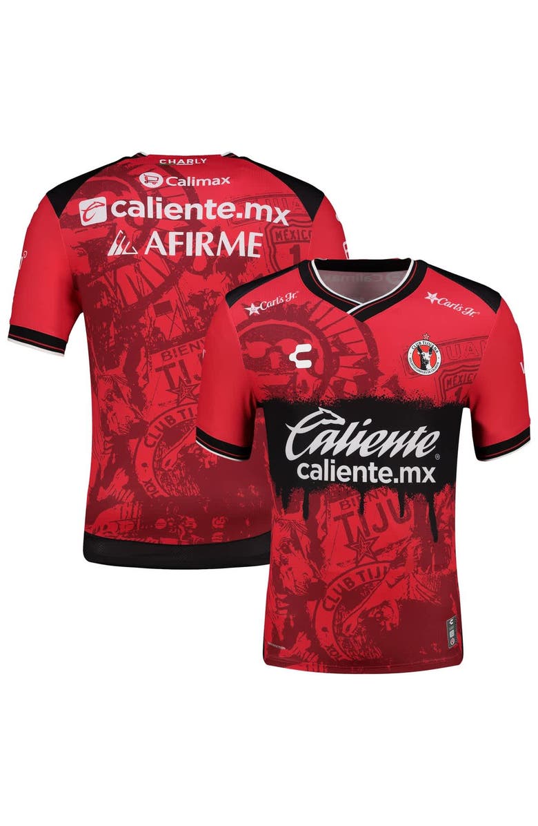 CHARLY Men's Charly  Red Club Tijuana 2025/26 Home Authentic Jersey, Alternate, color, Red