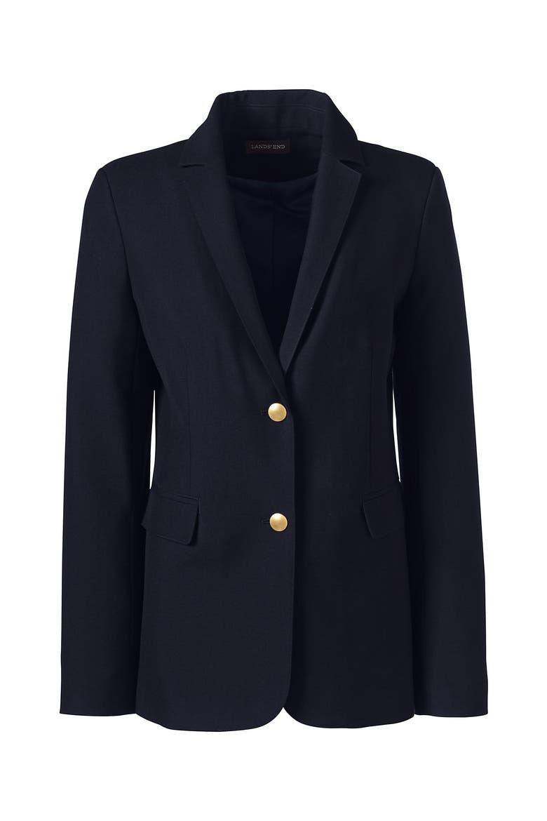 School Uniform  Hopsack Blazer, Alternate, color, Deep Navy