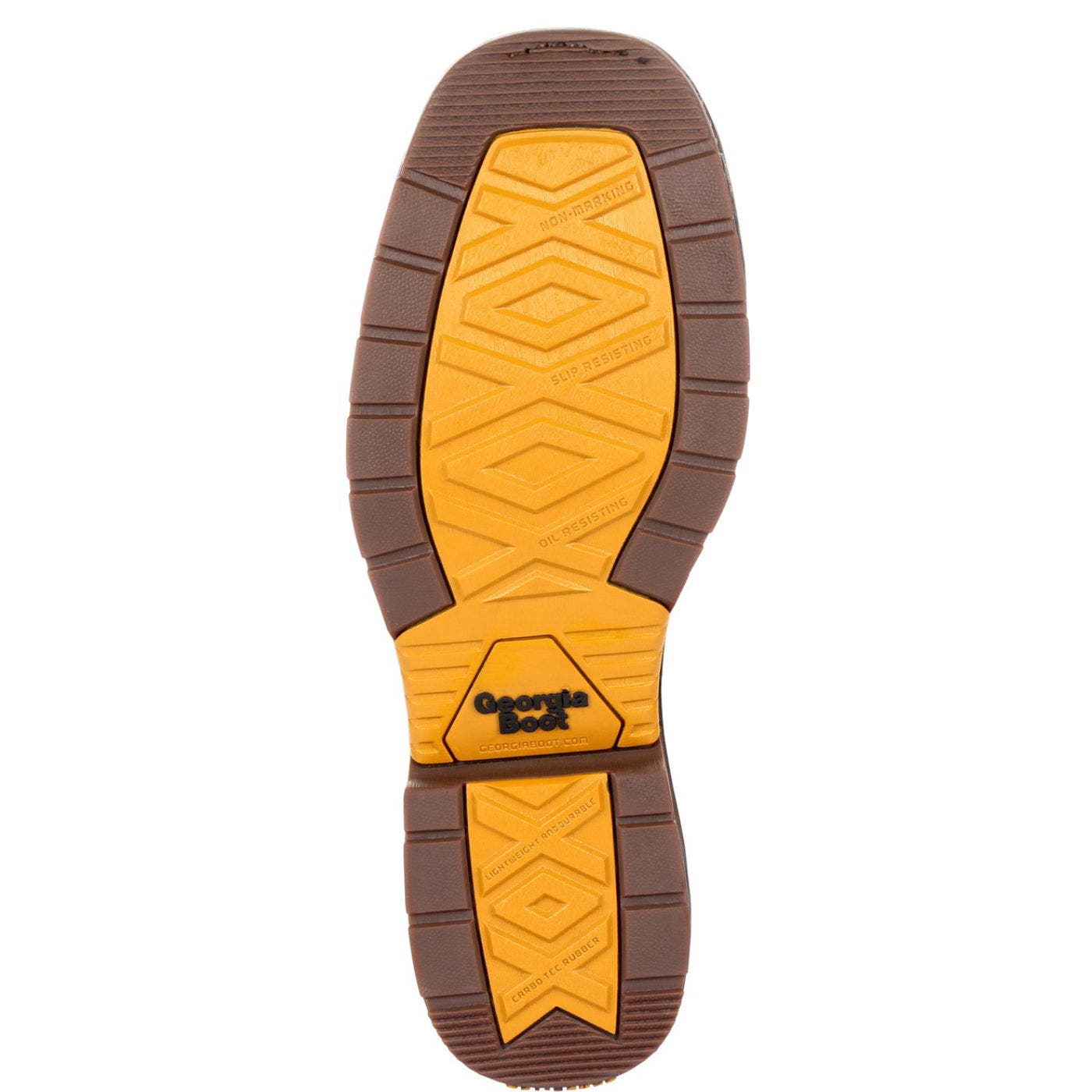 Carbotec Lt Steel Toe Waterproof Pull On Work Boot, Alternate, color, BLACK AND BROWN