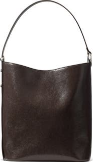 Kate Spade New York halo glazed large leather bucket bag