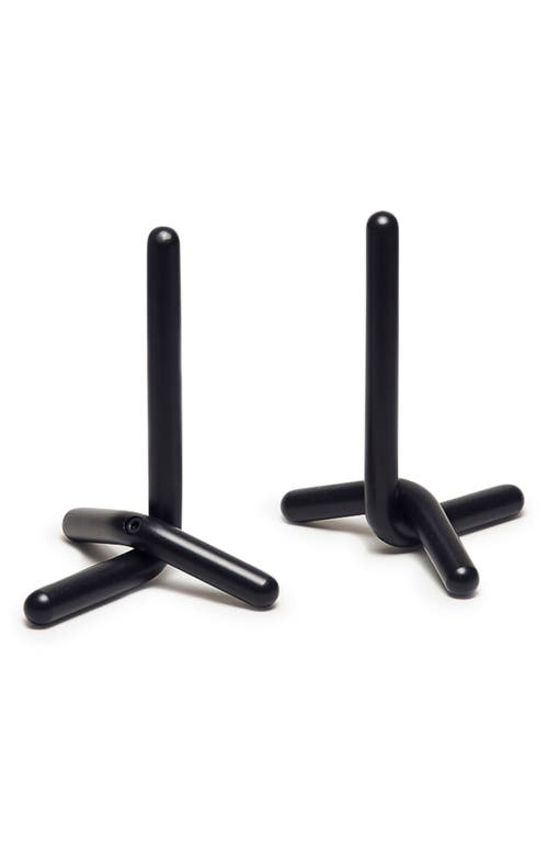 CRAIGHILL Cal Carbon Steel Bookends in Black