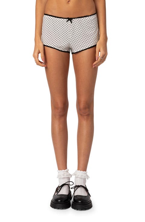 Kendall Polka Dot Microshorts