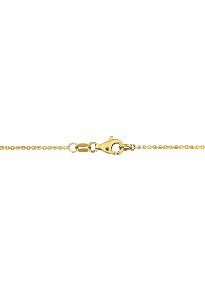 3/5 CTW Lab-Grown Diamond Station Necklace 14K, Alternate, color, Yellow Gold