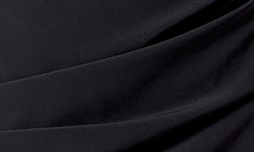 Endless Rose Asymmetric Minidress In Black