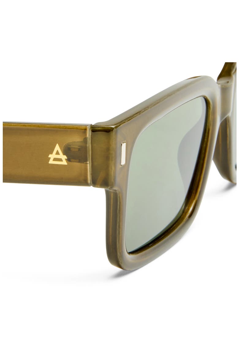 Castor 51mm D-Frame Sunglasses, Alternate, color, KHAKI / KHAKI MONO