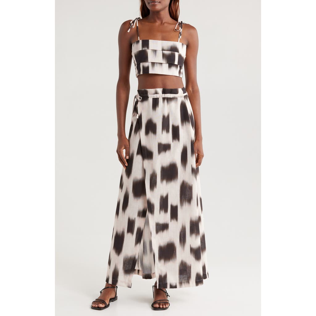 Boamar Nala Cover-up Maxi Skirt In Neutral
