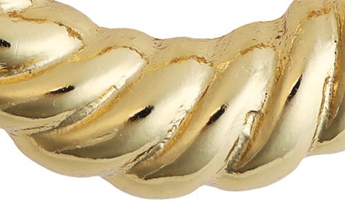 Panacea Twist Door Knocker Earrings In Gold