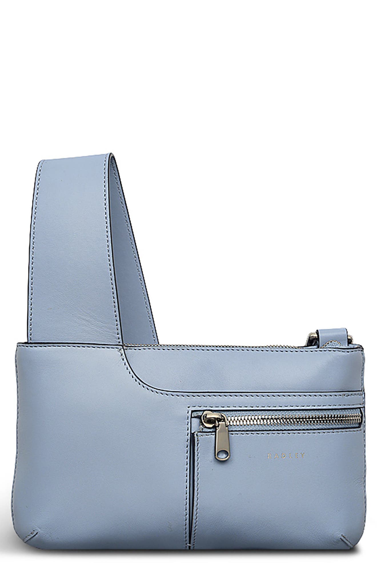 Radley Pockets Mini Crossbody Bag, Main, color, Smoke Blue