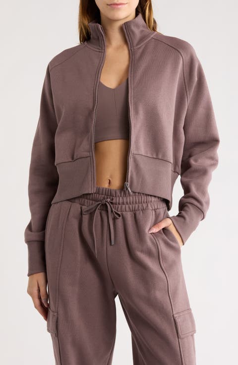 Feather Fleece Track Jacket