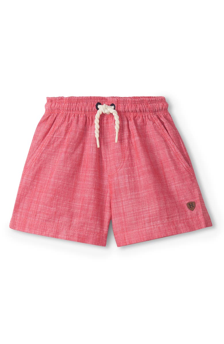 Hatley Kids' Nantucket Cotton Shorts, Main, color, Red