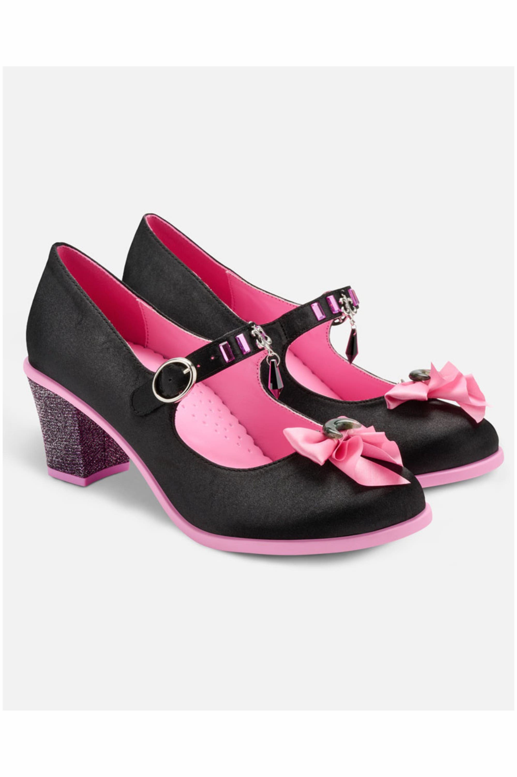 Hot Chocolate Design Dark Moon Women's Mary Jane Pumps, Main, color, Black Moon
