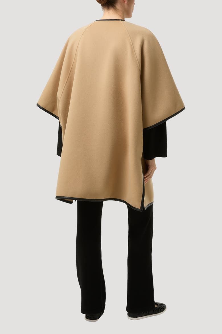 Double-Face Cape Idaho, Alternate, color, Camel
