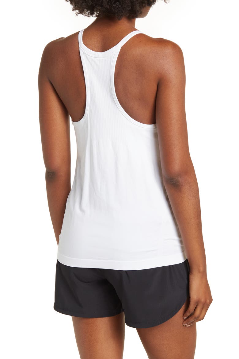 Serena Shelf Bra Tank, Alternate, color, WHITE