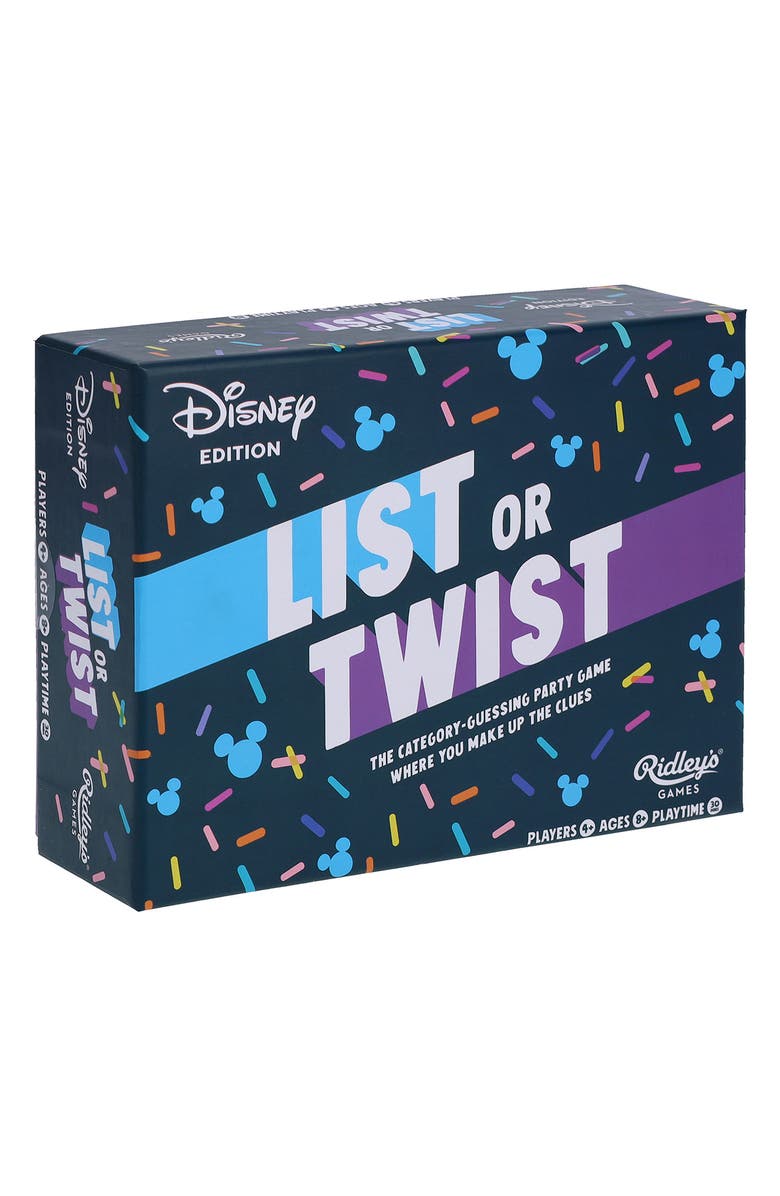 Ridley's Games List or Twist Board Game, Alternate, color, Multi