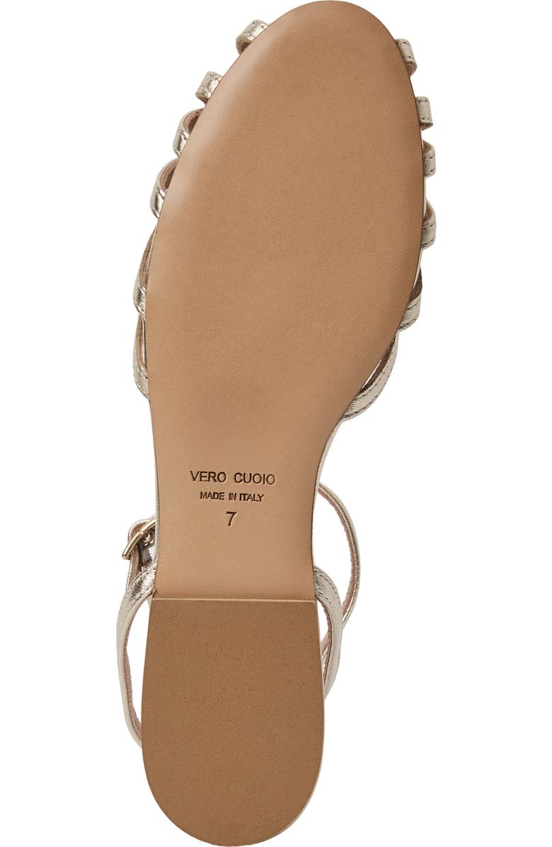 Bruno Magli Marta Ankle Strap Sandal, Alternate, color, Gold Metallic