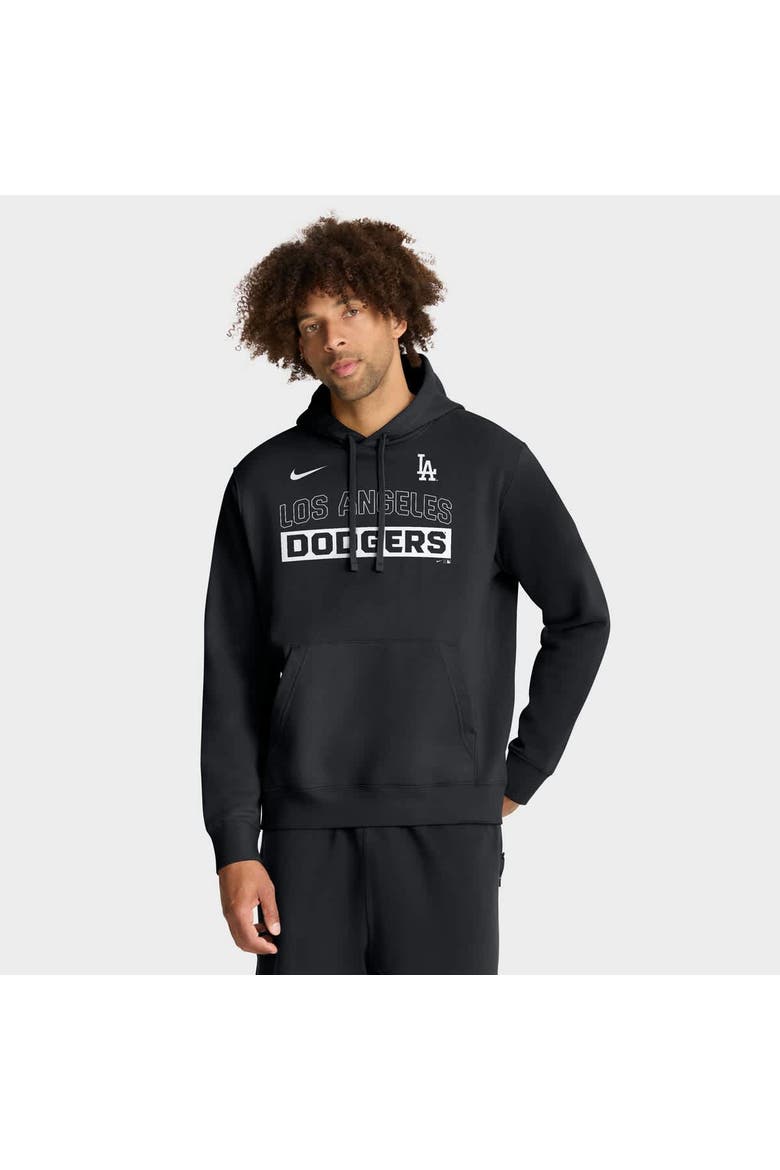 Men's Nike Black Los Angeles Dodgers Primetime Club Hoodie, Main, color, Black