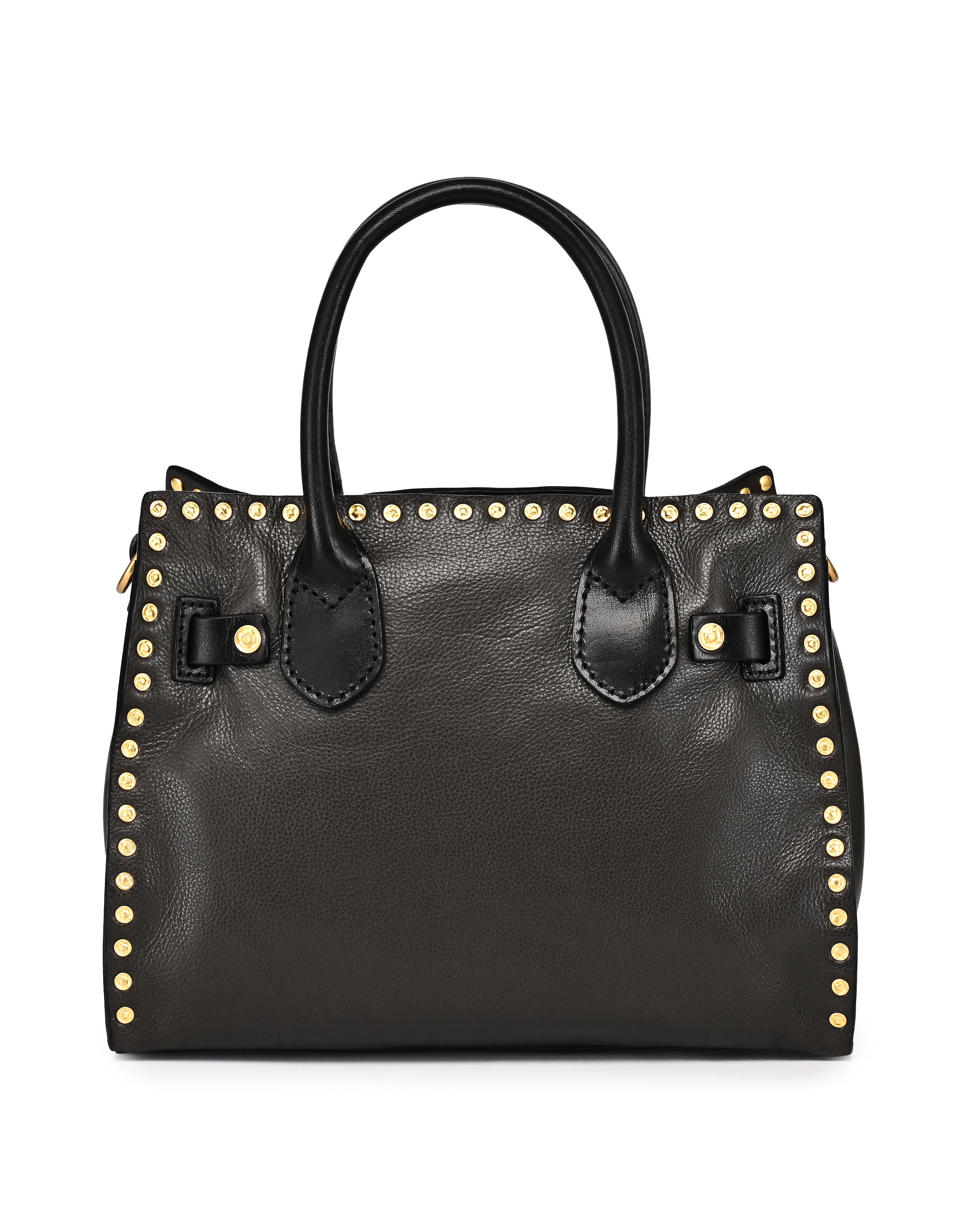 OLD TREND Westland Genuine Leather Studded Mini Tote, Alternate, color, Slate