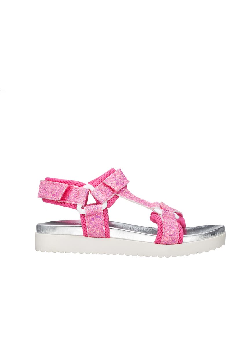Nina Kids' Anjelita Sandal, Alternate, color, Pink Chunky Glitter