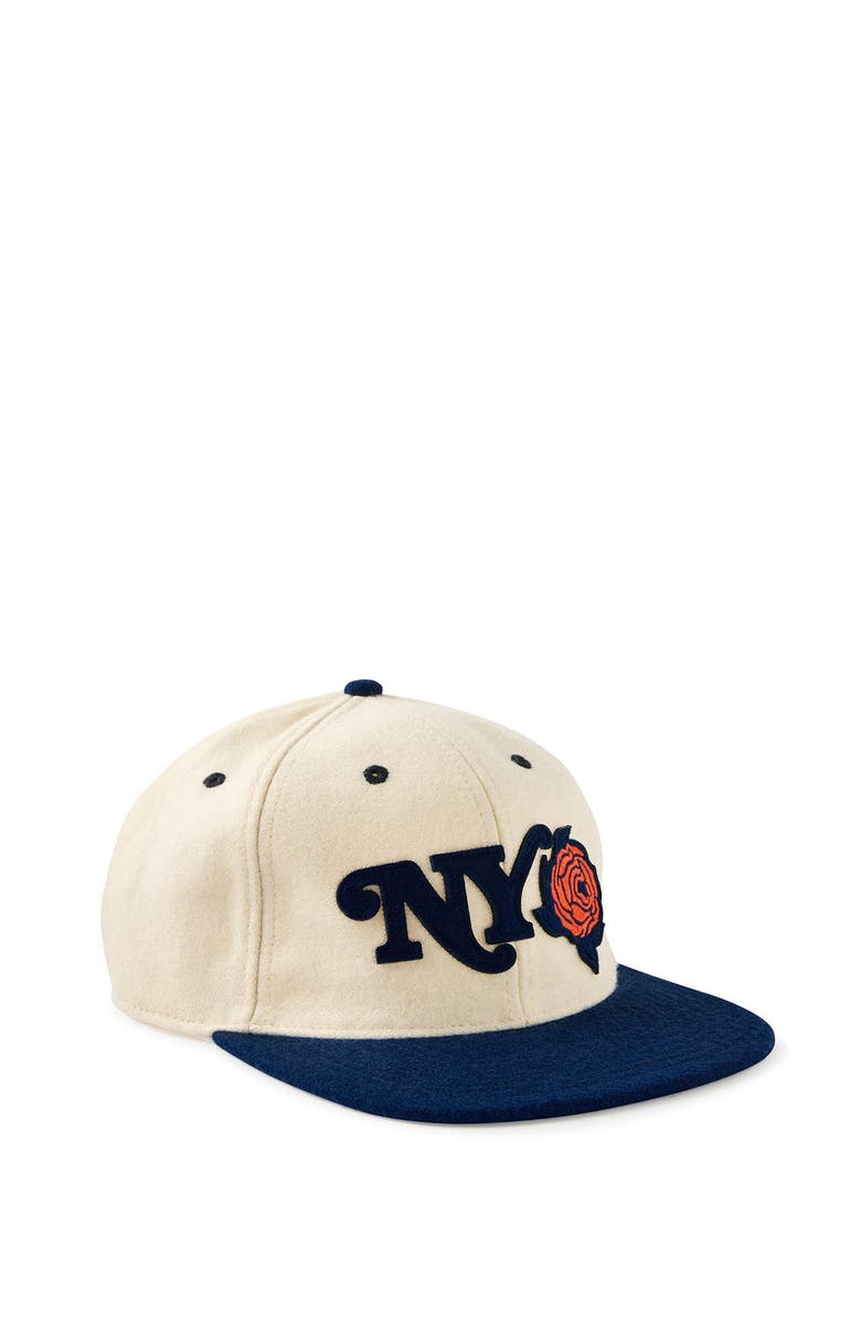 Cotton On Men's 6 Panel Ball Cap, Main, color, Bone Navy Ny Rose