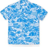 Vintage Summer Kids' Tropical Camp Shirt