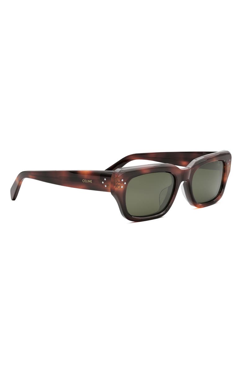 CELINE Bold 3 Dots 54mm Rectangular Sunglasses, Alternate, color, 