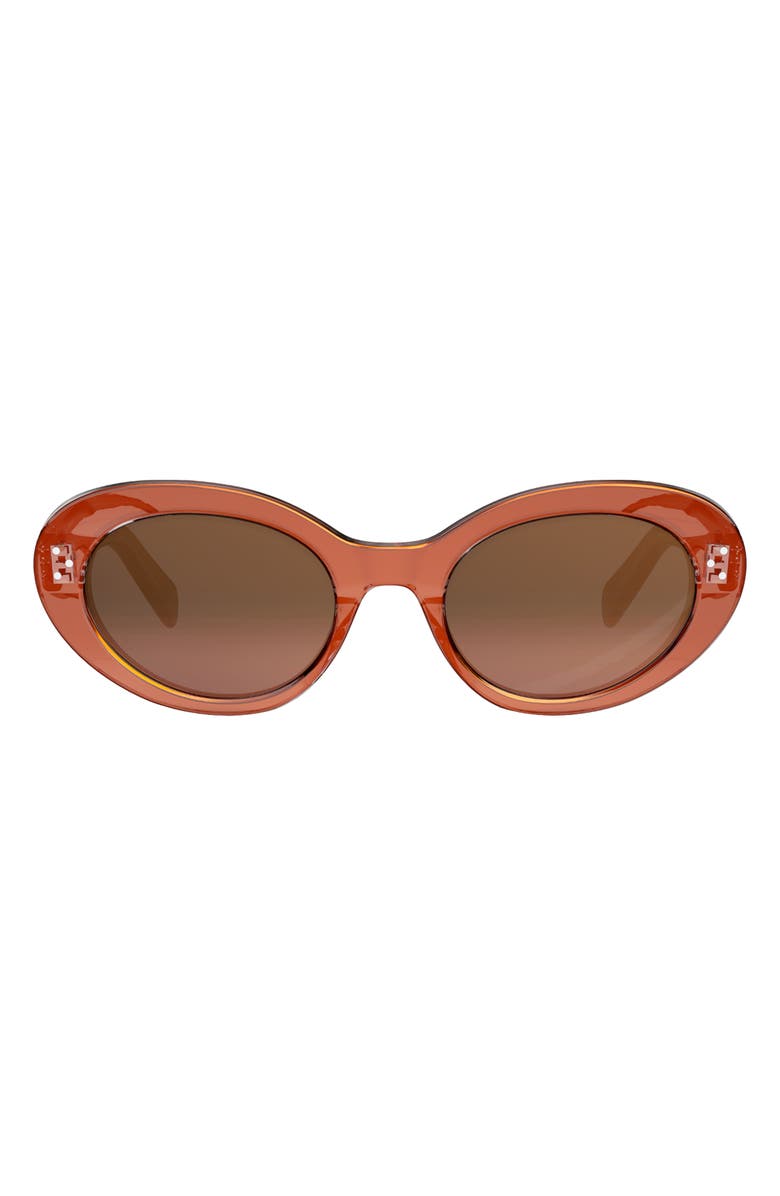 CELINE 53mm Gradient Cat Eye Sunglasses, Main, color, 