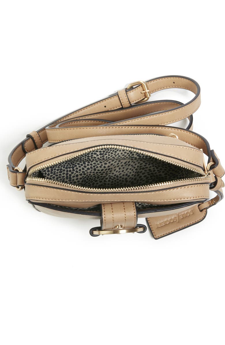 Sole Society Faux Leather Camera Crossbody Bag, Alternate, color,