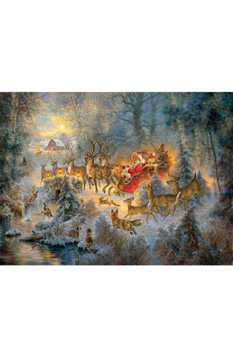 Sunsout Merry Christmas to All 1000 piece Jigsaw Puzzle for Adults, Alternate, color,