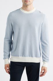 BOSS Umino Silk & Cotton Blend Sweater