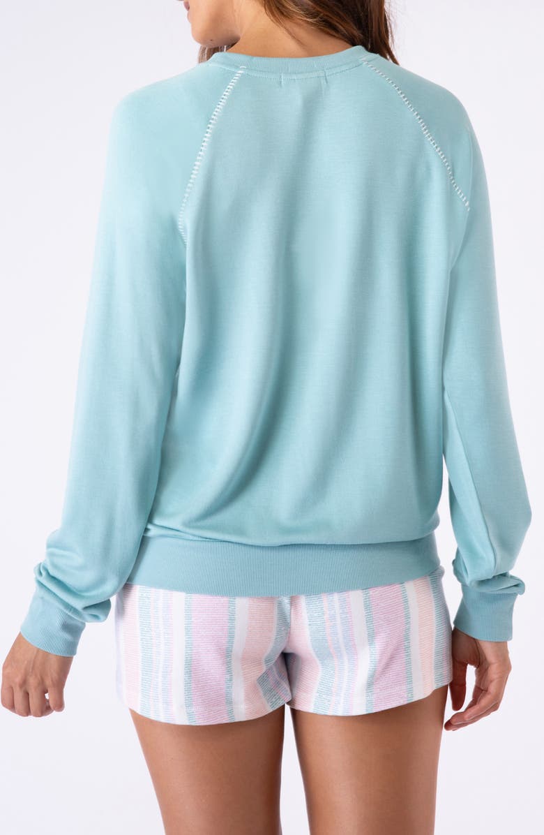 PJ Salvage Baja Babe Fleece Sweatshirt, Alternate, color, 