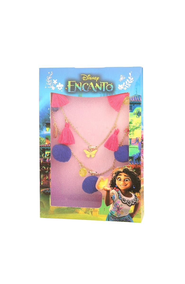 Disney Pom Pom Tassel Charm Necklace, Alternate, color, Multi