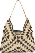 Dolce Vita Bloom Straw Shoulder Bag