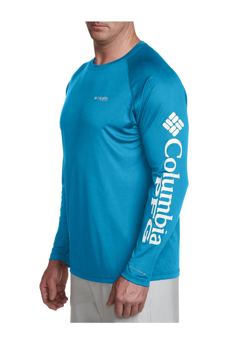 Big & Tall Terminal Tackle Shirt, Alternate, color, BLUE ECHO