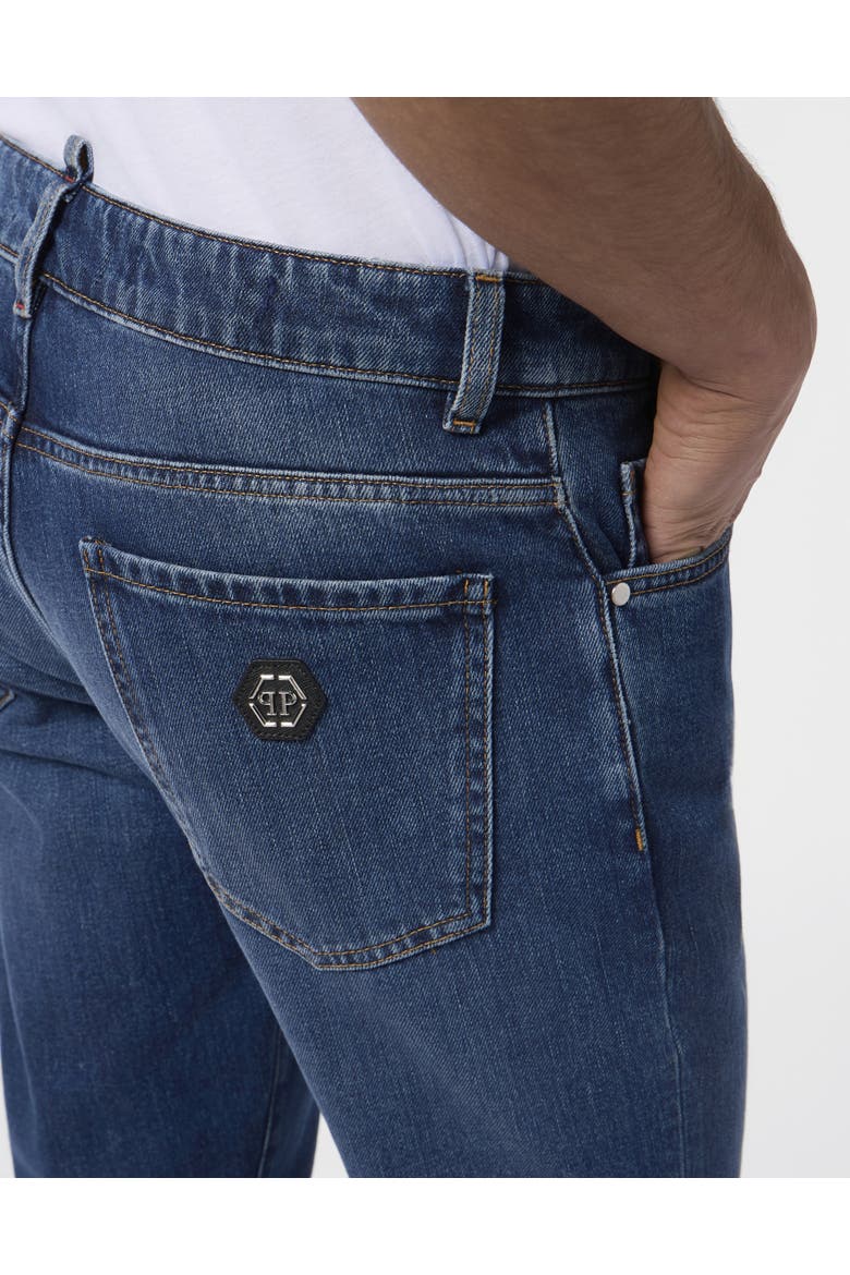 Basic Straight Cut Jeans Men, Alternate, color, arizonablue