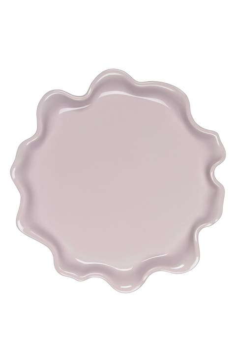 Iris Stoneware Ruffle Platter