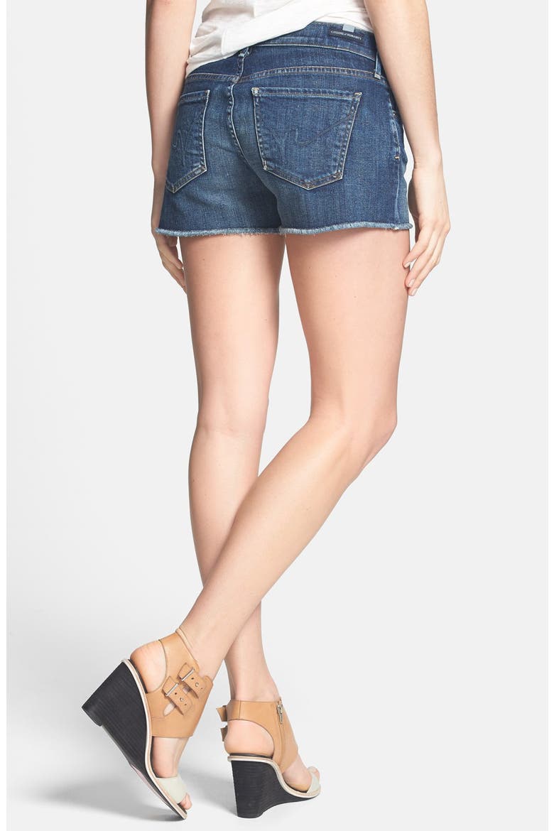'Ava' Denim Cutoff Shorts, Alternate, color, PATINA
