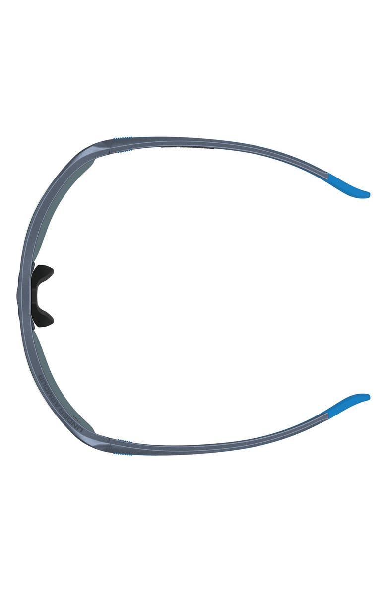 Under Armour Complete Half Rim Sunglasses, Alternate, color, Grey Blue