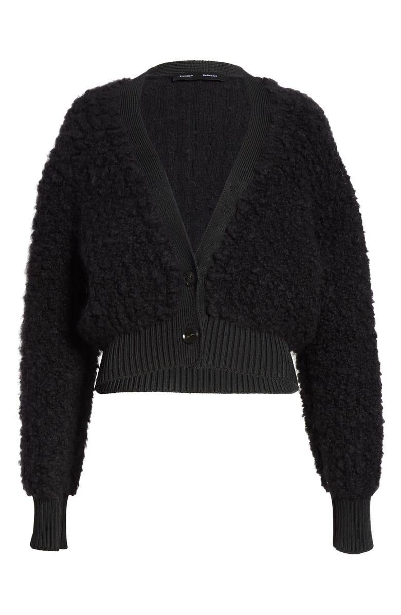 Proenza Schouler Crop Cardigan, Alternate, color, 