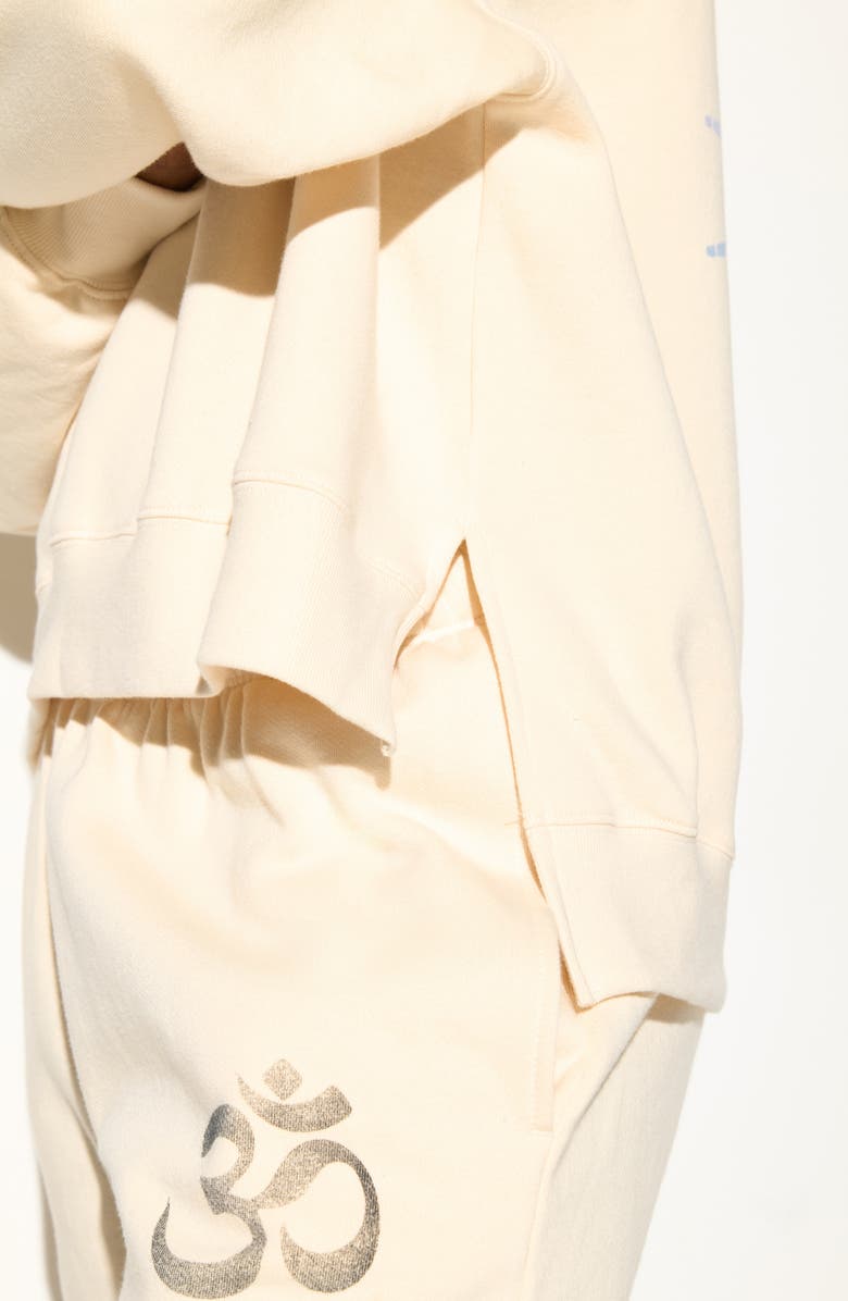 Spiritual Gangster Emit Peace Bex High-Low Sweatshirt, Alternate, color, Canvas