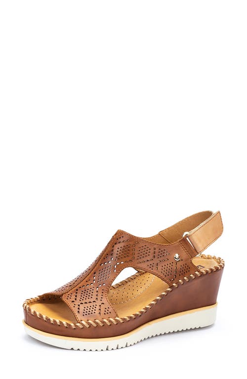PIKOLINOS Aguadulce Slingback Wedge Sandal in Brandy  product
